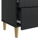 Dulap de noapte Negru 62 x 34,5 x 48 cm Lemn prelucrat - WALTI WALTI