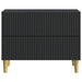 Dulap de noapte Negru 62 x 34,5 x 48 cm Lemn prelucrat - WALTI WALTI