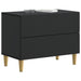 Dulap de noapte Negru 62 x 34,5 x 48 cm Lemn prelucrat - WALTI WALTI