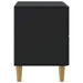 Dulap de noapte Negru 62 x 34,5 x 48 cm Lemn prelucrat - WALTI WALTI
