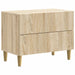 Dulap de noapte Stejar Sonoma 62 x 34,5 x 48 cm Lemn prelucrat - WALTI WALTI