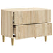 Dulap de noapte Stejar Sonoma 62 x 34,5 x 48 cm Lemn prelucrat - WALTI WALTI