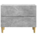 Dulap de noapte Gri Beton 62 x 34,5 x 48 cm Lemn prelucrat - WALTI WALTI