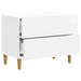Dulap de noapte cu sertar Alb foarte lucios 62 x 34,5 x 48 cm - WALTI WALTI