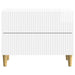 Dulap de noapte cu sertar Alb foarte lucios 62 x 34,5 x 48 cm - WALTI WALTI
