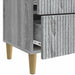 Dulap de noapte Sonoma gri 62 x 34,5 x 48 cm Lemn prelucrat - WALTI WALTI