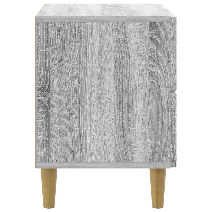 Dulap de noapte Sonoma gri 62 x 34,5 x 48 cm Lemn prelucrat - WALTI WALTI