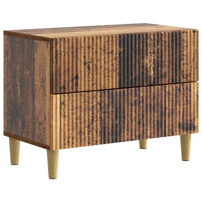 Dulap de noapte Lemn vechi 62 x 34,5 x 48 cm Lemn prelucrat - WALTI WALTI