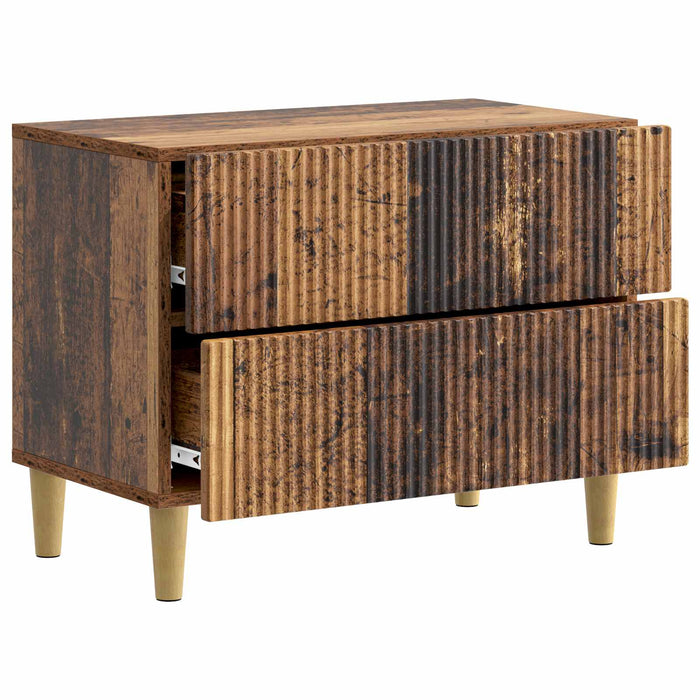 Dulap de noapte Lemn vechi 62 x 34,5 x 48 cm Lemn prelucrat - WALTI WALTI