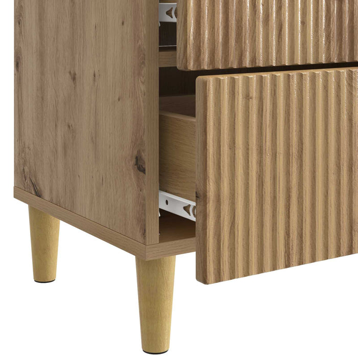 Dulap de noapte cu sertar Stejar Artizanal 62 x 34,5 x 48 cm - WALTI WALTI