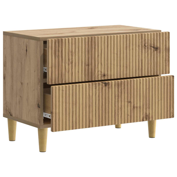 Dulap de noapte cu sertar Stejar Artizanal 62 x 34,5 x 48 cm - WALTI WALTI