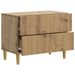 Dulap de noapte cu sertar Stejar Artizanal 62 x 34,5 x 48 cm - WALTI WALTI