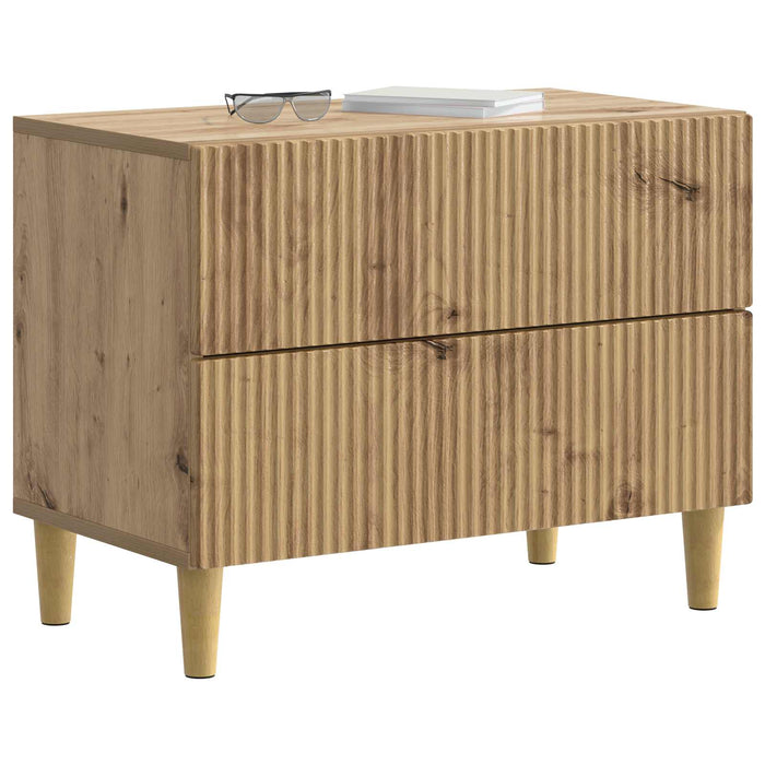 Dulap de noapte cu sertar Stejar Artizanal 62 x 34,5 x 48 cm - WALTI WALTI
