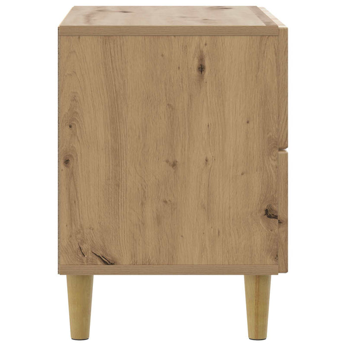 Dulap de noapte cu sertar Stejar Artizanal 62 x 34,5 x 48 cm - WALTI WALTI