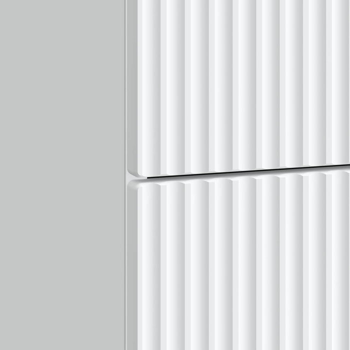 Dulap de noapte cu sertar Alb 43 x 41 x 66,5 cm Lemn prelucrat - WALTI WALTI
