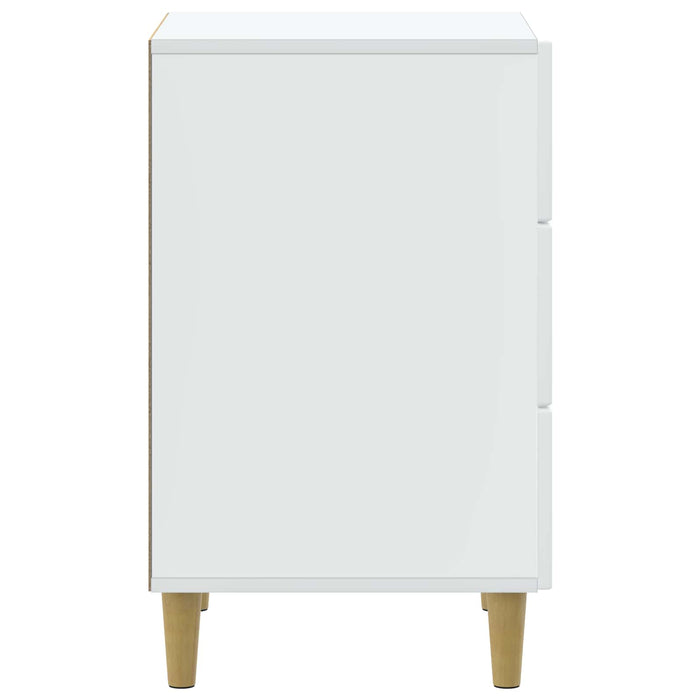 Dulap de noapte cu sertar Alb 43 x 41 x 66,5 cm Lemn prelucrat - WALTI WALTI