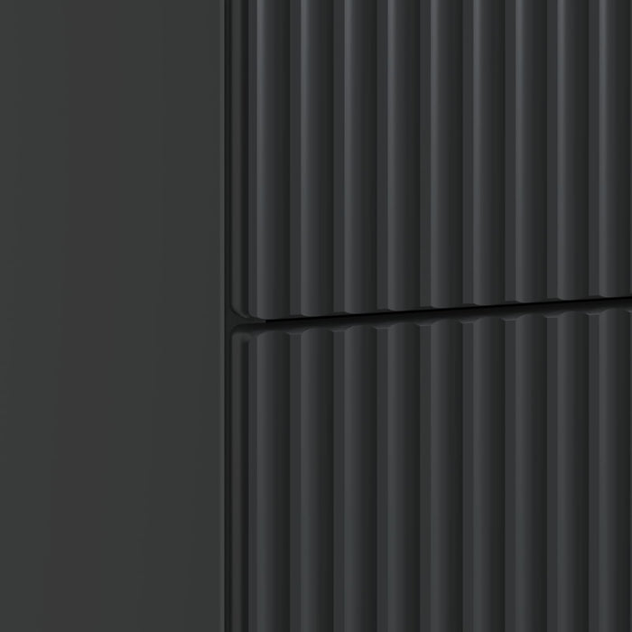 Dulap de noapte Negru 43 x 41 x 66,5 cm Lemn prelucrat - WALTI WALTI