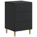 Dulap de noapte Negru 43 x 41 x 66,5 cm Lemn prelucrat - WALTI WALTI