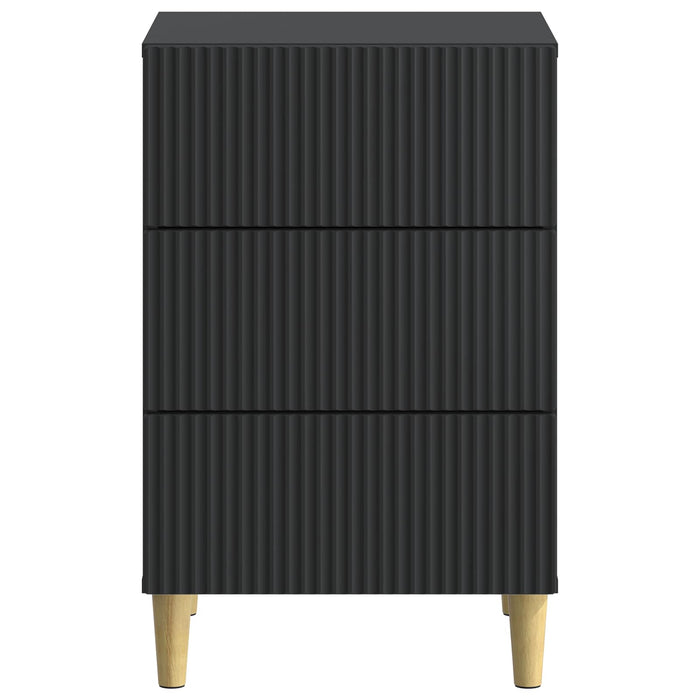 Dulap de noapte Negru 43 x 41 x 66,5 cm Lemn prelucrat - WALTI WALTI