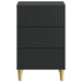 Dulap de noapte Negru 43 x 41 x 66,5 cm Lemn prelucrat - WALTI WALTI