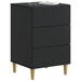 Dulap de noapte Negru 43 x 41 x 66,5 cm Lemn prelucrat - WALTI WALTI