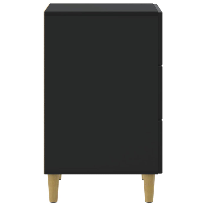 Dulap de noapte Negru 43 x 41 x 66,5 cm Lemn prelucrat - WALTI WALTI