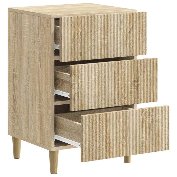 Dulap de noapte Stejar Sonoma 43 x 41 x 66,5 cm Lemn prelucrat - WALTI WALTI