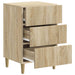 Dulap de noapte Stejar Sonoma 43 x 41 x 66,5 cm Lemn prelucrat - WALTI WALTI