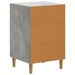 Dulap de noapte Gri Beton 43 x 41 x 66,5 cm Lemn prelucrat - WALTI WALTI