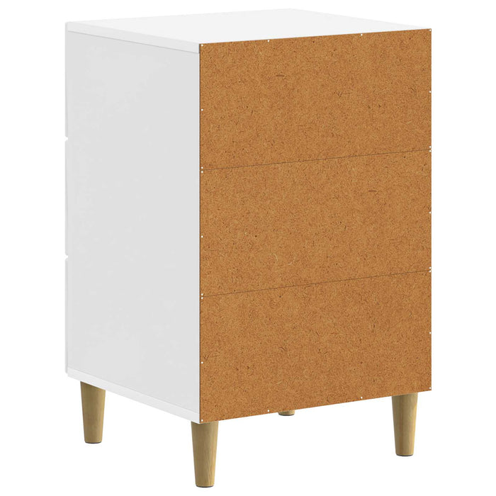 Dulap de noapte cu sertar Alb foarte lucios 43 x 41 x 66,5 cm - WALTI WALTI