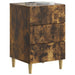 Dulap de noapte Stejar fumuriu 43 x 41 x 66,5 cm Lemn prelucrat - WALTI WALTI
