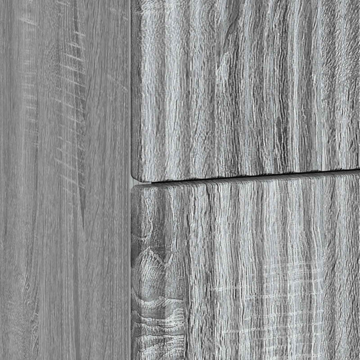 Dulap de noapte Sonoma gri 43 x 41 x 66,5 cm Lemn prelucrat - WALTI WALTI