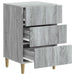 Dulap de noapte Sonoma gri 43 x 41 x 66,5 cm Lemn prelucrat - WALTI WALTI