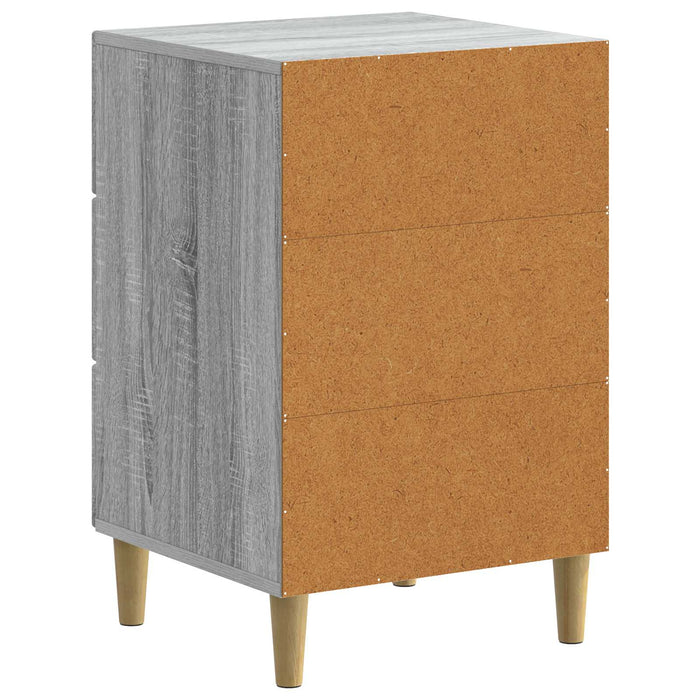 Dulap de noapte Sonoma gri 43 x 41 x 66,5 cm Lemn prelucrat - WALTI WALTI