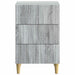 Dulap de noapte Sonoma gri 43 x 41 x 66,5 cm Lemn prelucrat - WALTI WALTI