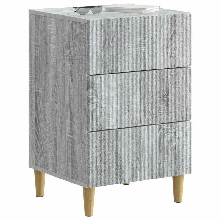 Dulap de noapte Sonoma gri 43 x 41 x 66,5 cm Lemn prelucrat - WALTI WALTI
