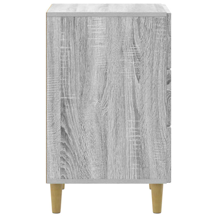 Dulap de noapte Sonoma gri 43 x 41 x 66,5 cm Lemn prelucrat - WALTI WALTI