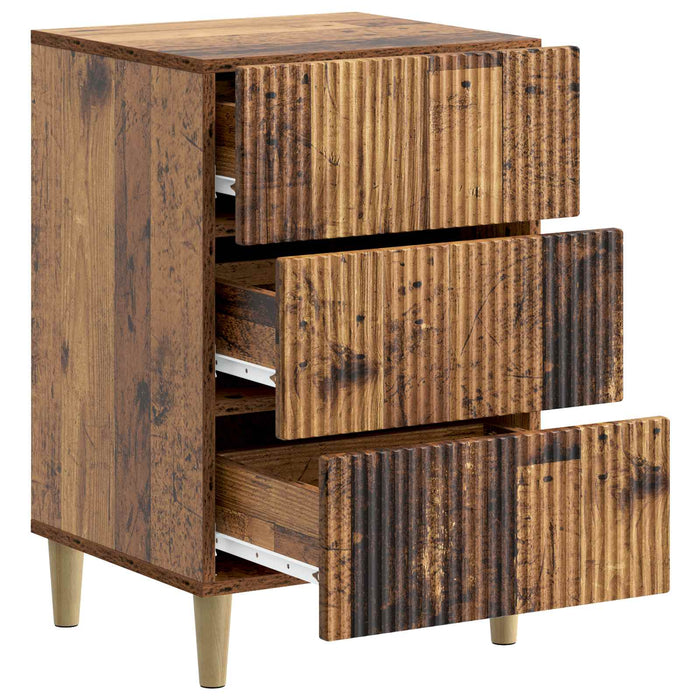 Dulap de noapte Lemn vechi 43 x 41 x 66,5 cm Lemn prelucrat - WALTI WALTI