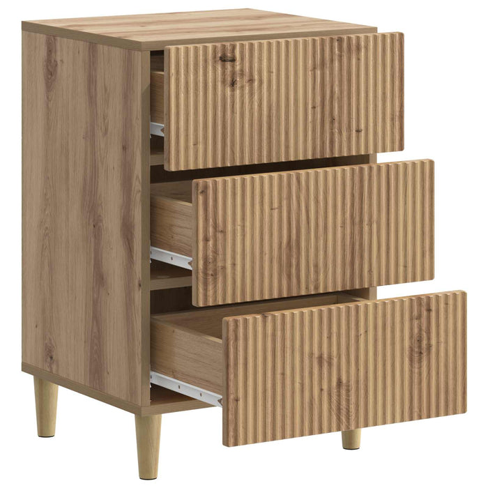 Dulap de noapte cu sertar Stejar Artizanal 43 x 41 x 66,5 cm - WALTI WALTI