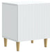 Dulap de noapte 2 pcs Alb 43 x 34,5 x 50 cm Lemn prelucrat - WALTI WALTI