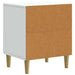 Dulap de noapte 2 pcs Alb 43 x 34,5 x 50 cm Lemn prelucrat - WALTI WALTI