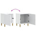 Dulap de noapte 2 pcs Alb 43 x 34,5 x 50 cm Lemn prelucrat - WALTI WALTI