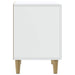 Dulap de noapte 2 pcs Alb 43 x 34,5 x 50 cm Lemn prelucrat - WALTI WALTI