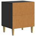 Dulap de noapte 2 pcs Negru 43 x 34,5 x 50 cm Lemn prelucrat - WALTI WALTI