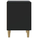 Dulap de noapte 2 pcs Negru 43 x 34,5 x 50 cm Lemn prelucrat - WALTI WALTI