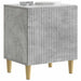 Dulap de noapte Gri Beton 43 x 34,5 x 50 cm Lemn prelucrat - WALTI WALTI