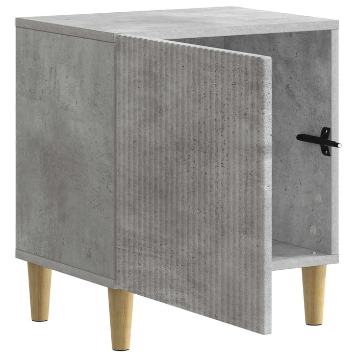 Dulap de noapte 2 pcs Gri Beton 43 x 34,5 x 50 cm - WALTI WALTI