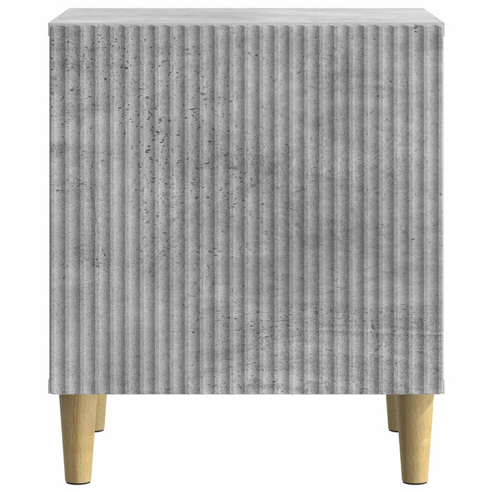 Dulap de noapte 2 pcs Gri Beton 43 x 34,5 x 50 cm - WALTI WALTI
