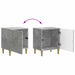 Dulap de noapte 2 pcs Gri Beton 43 x 34,5 x 50 cm - WALTI WALTI