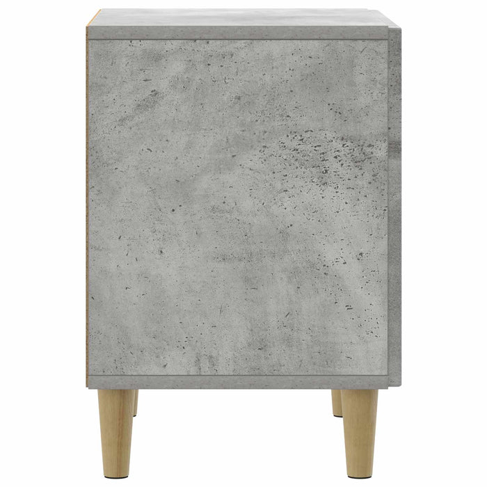 Dulap de noapte 2 pcs Gri Beton 43 x 34,5 x 50 cm - WALTI WALTI